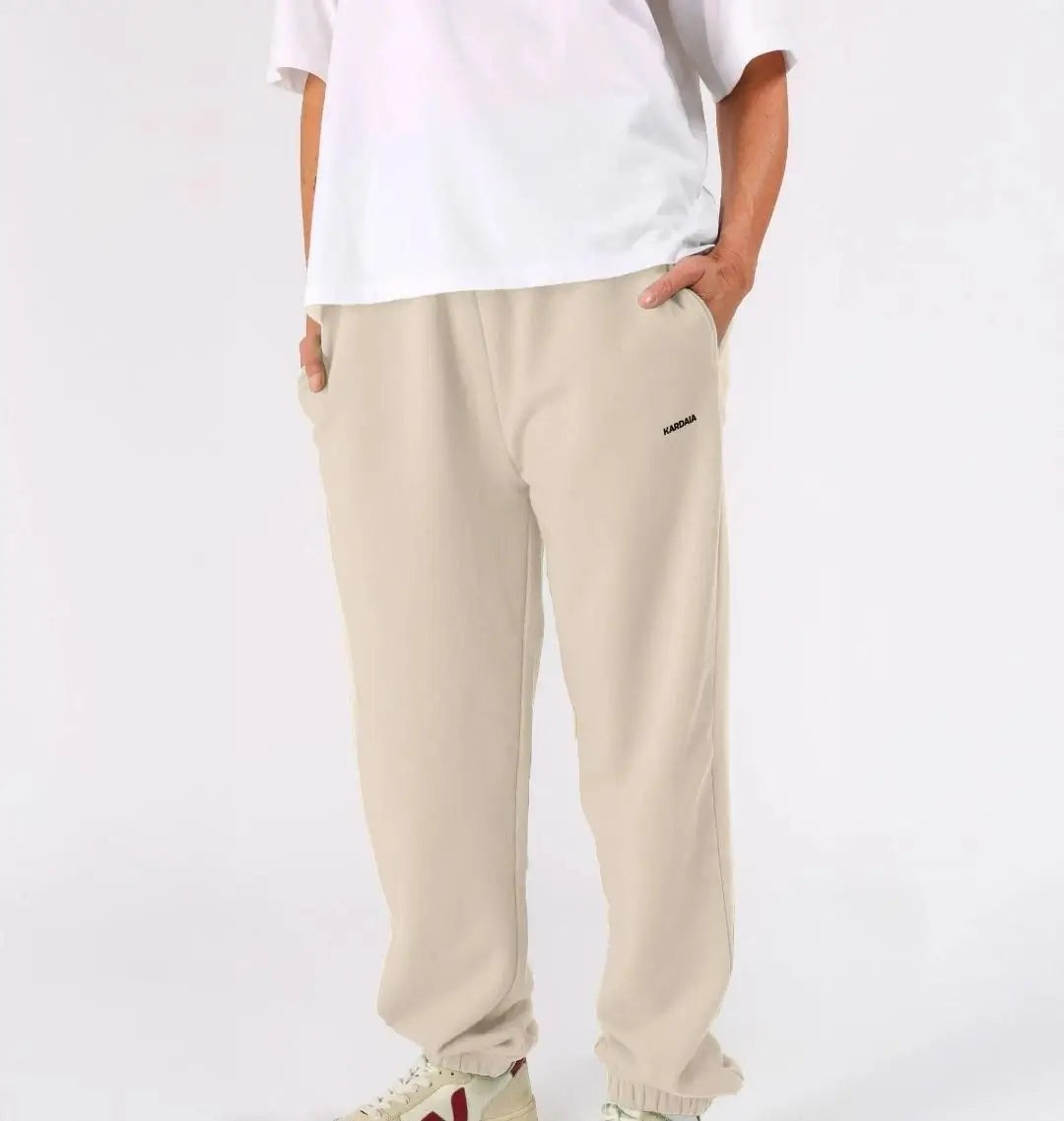 Pantalon de Survêtement Homme Coton Bio – Sable