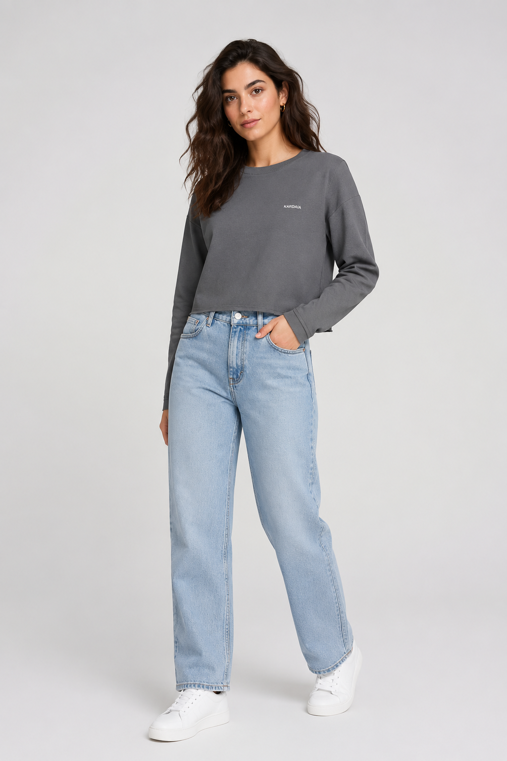 Pull Boxy Court Femme en Coton Bio – Foncés