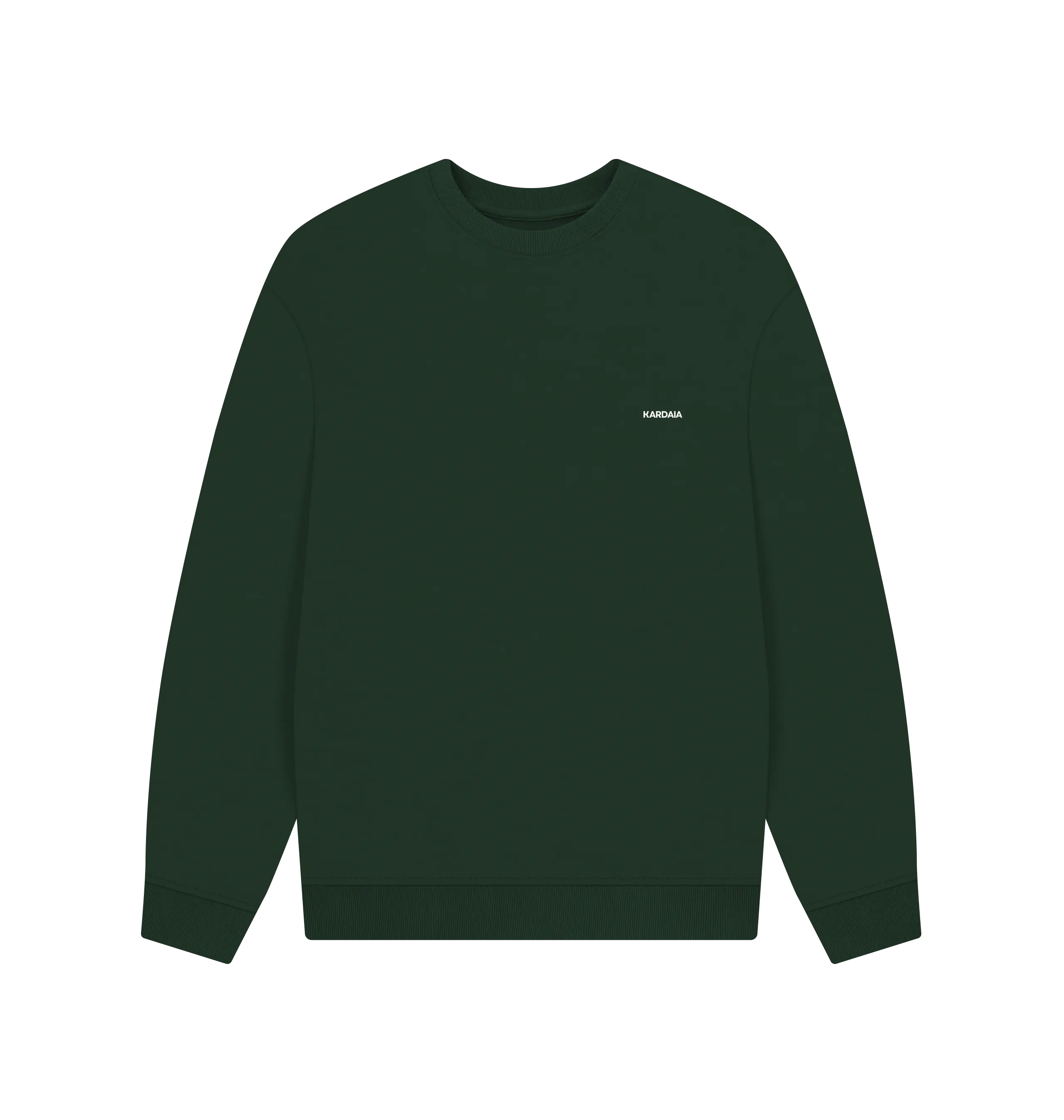 pull oversize kaki naturel KARDAIA pour homme, coton bio doux et style relaxed