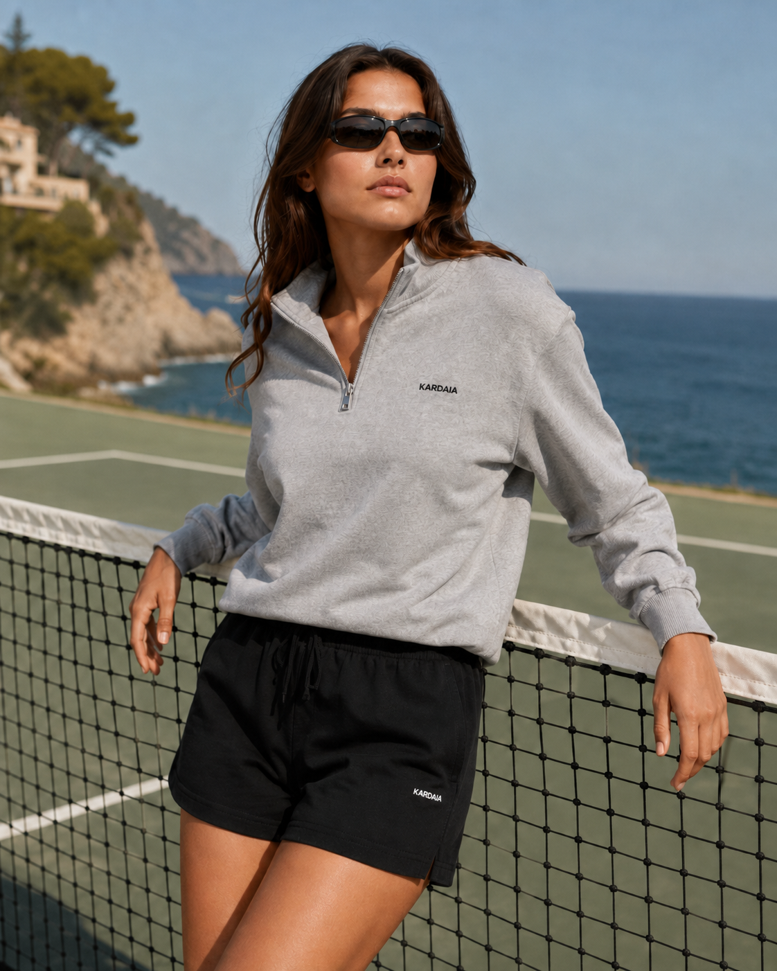 Short Sport Femme en Coton Bio – Noir