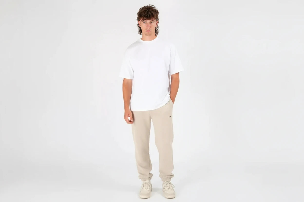 Pantalon de Survêtement Homme Coton Bio – Sable