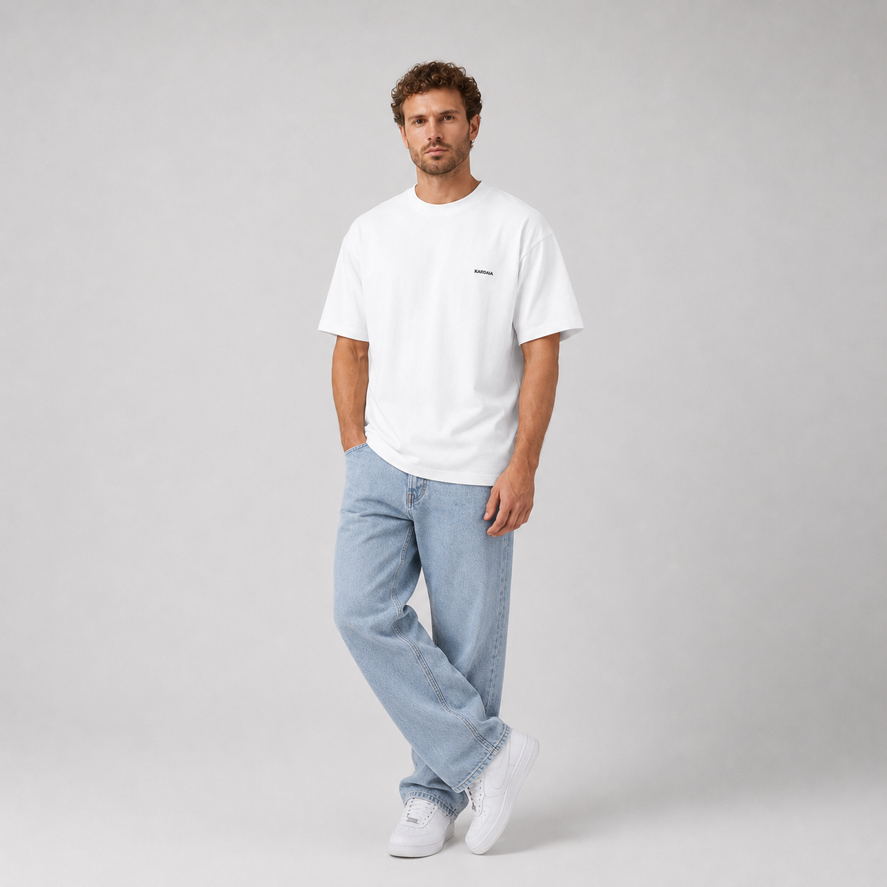 T-shirt Oversize Homme en Coton Bio – Clairs