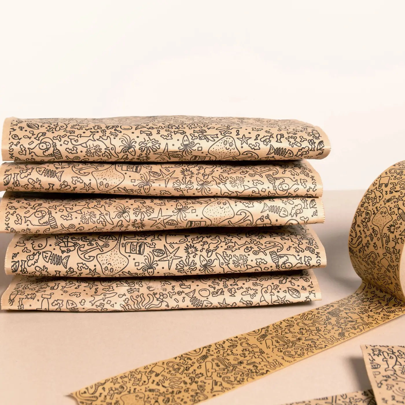 packaging éco frendly carton recyclé sur table