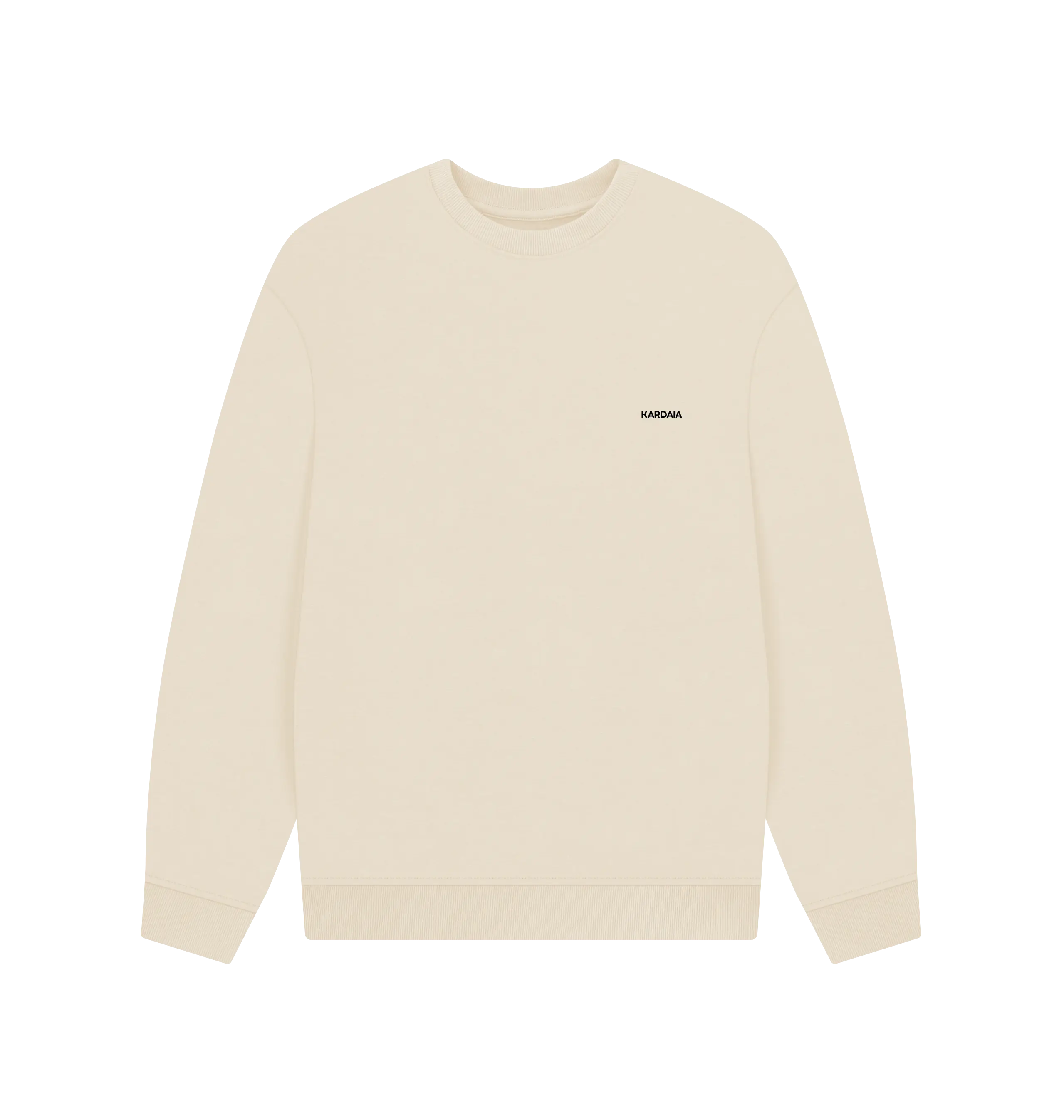 pull oversize sable doux KARDAIA en coton biologique, silhouette épurée et moderne